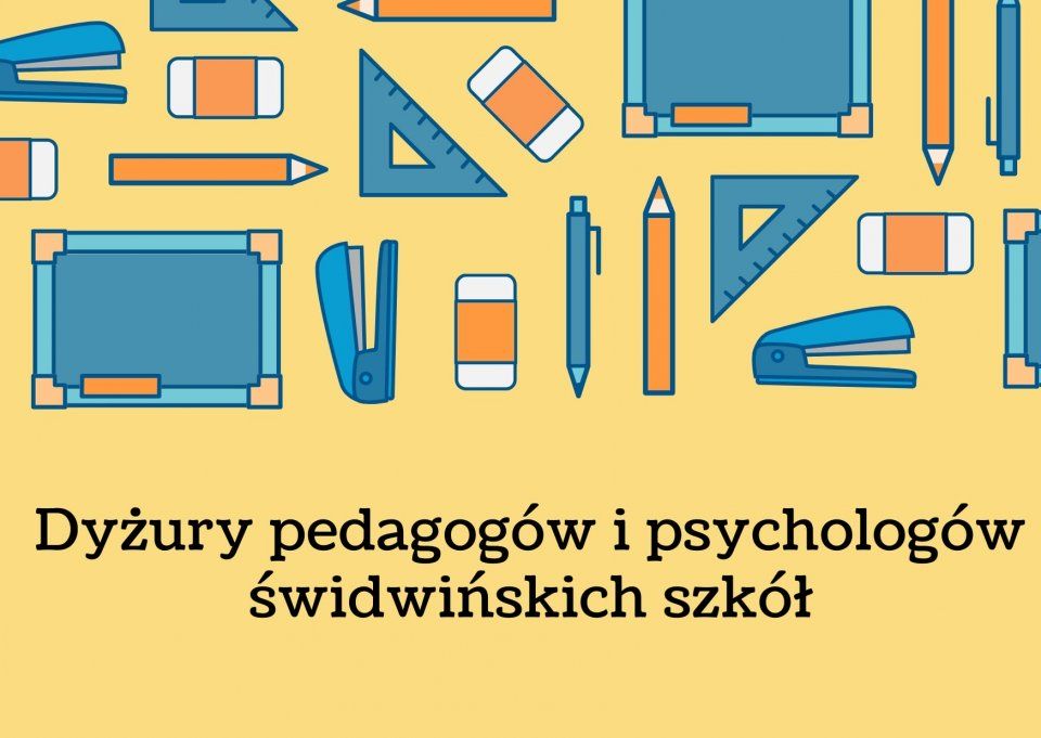 Dyżury Pedagogów i Psychologów świdwińskich szkół