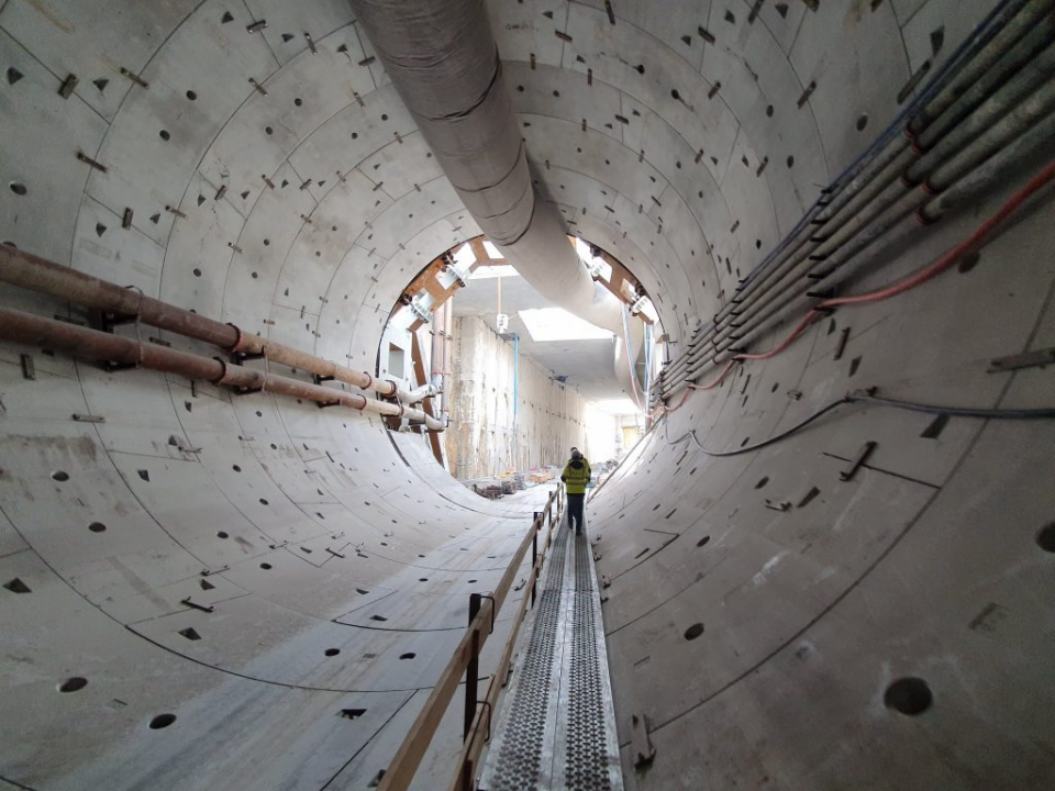 Tunel Świnoujście ma już ponad 400 metrów. Wkrótce drążenie pod Świną