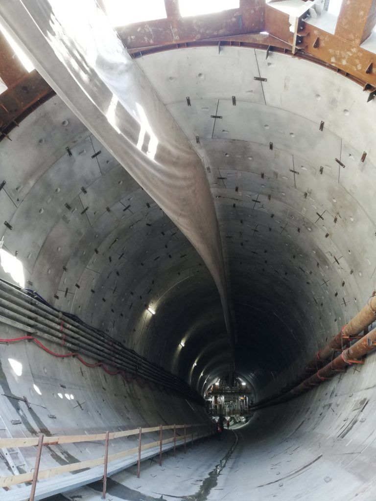 Postępy przy budowie tunelu w Świnoujściu